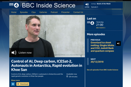 BBC Inside Science Programme
