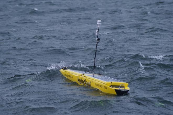 Waves Propel Autonomous Boat to Enable its Ocean Monitoring Mission